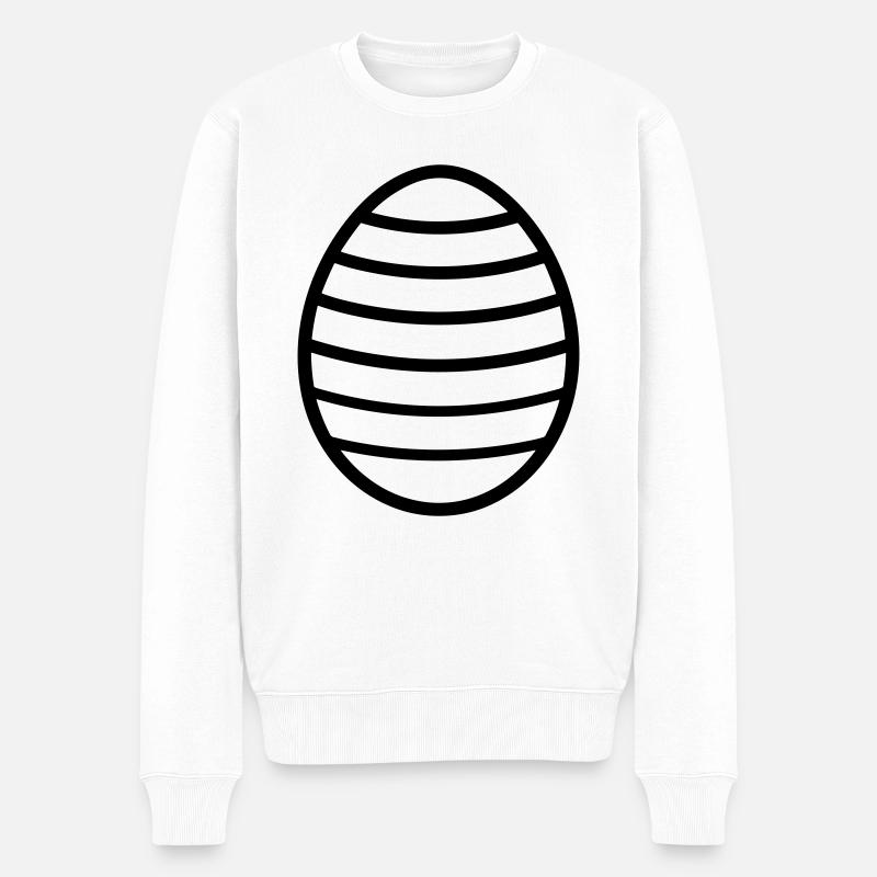 Oeuf de Pâques - Pull Premium bio Homme - blanc