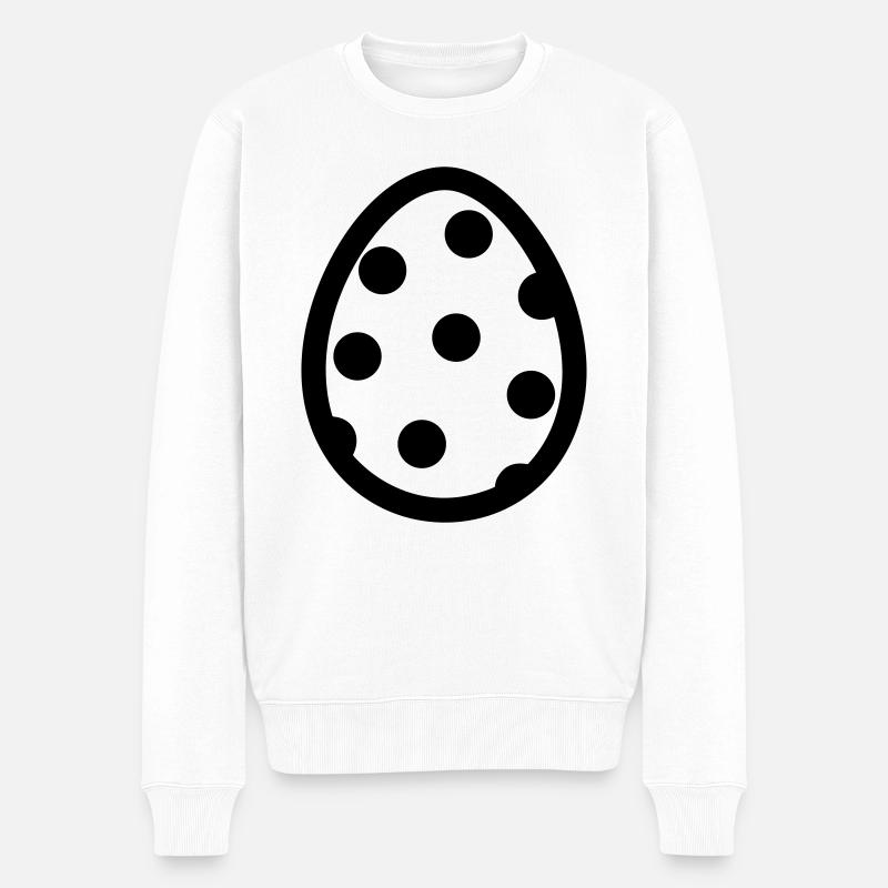 Oeuf - Pull Premium bio Homme - blanc