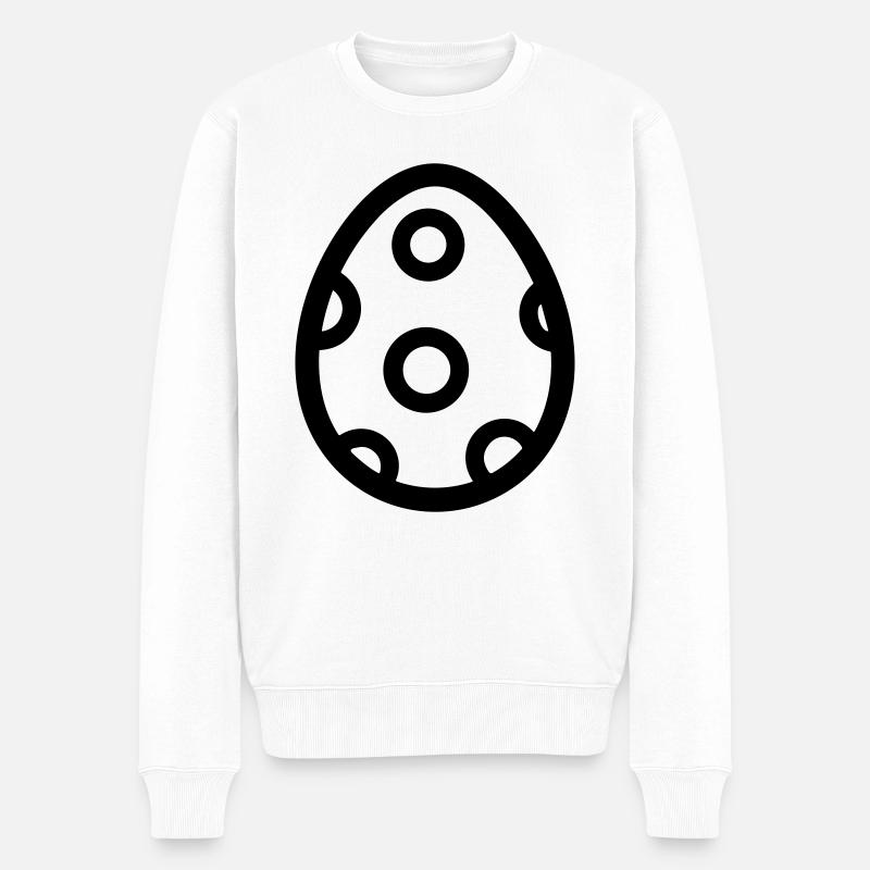 Oeuf - Pull Premium bio Homme - blanc