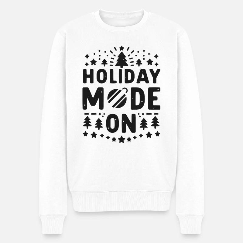 Mode vacances activé - Pull Premium bio Homme - blanc