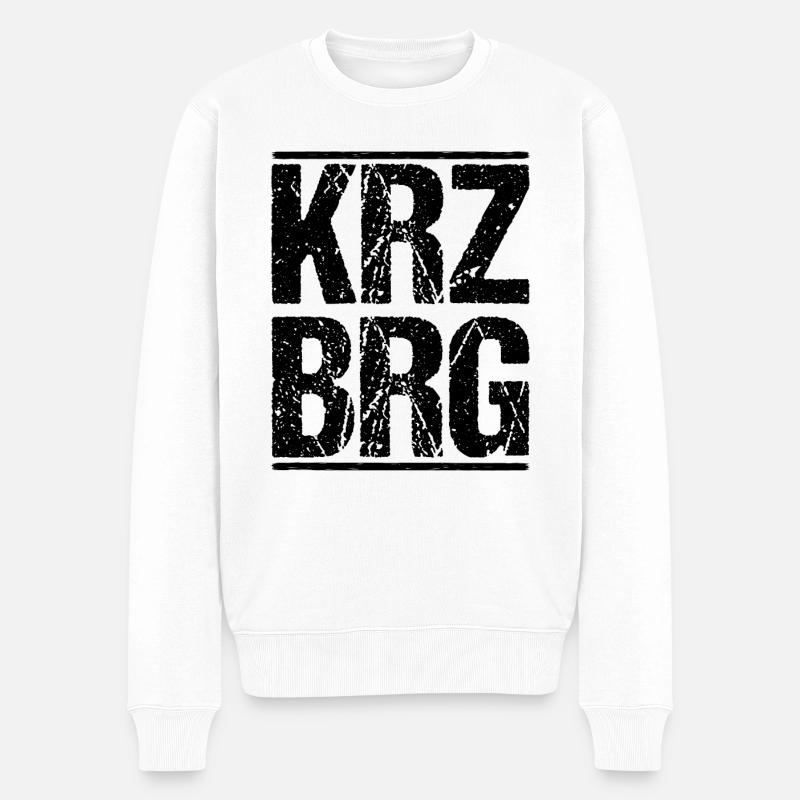 KRZBRG - Pull Premium bio Homme - blanc