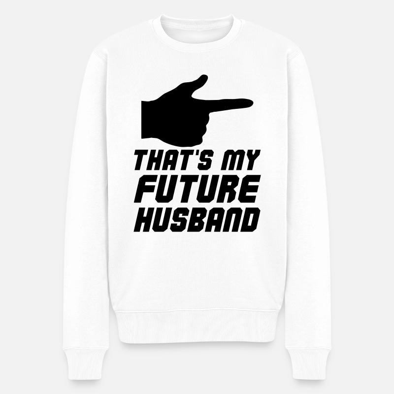 C’est mon futur mari - Pull Premium bio Homme - blanc