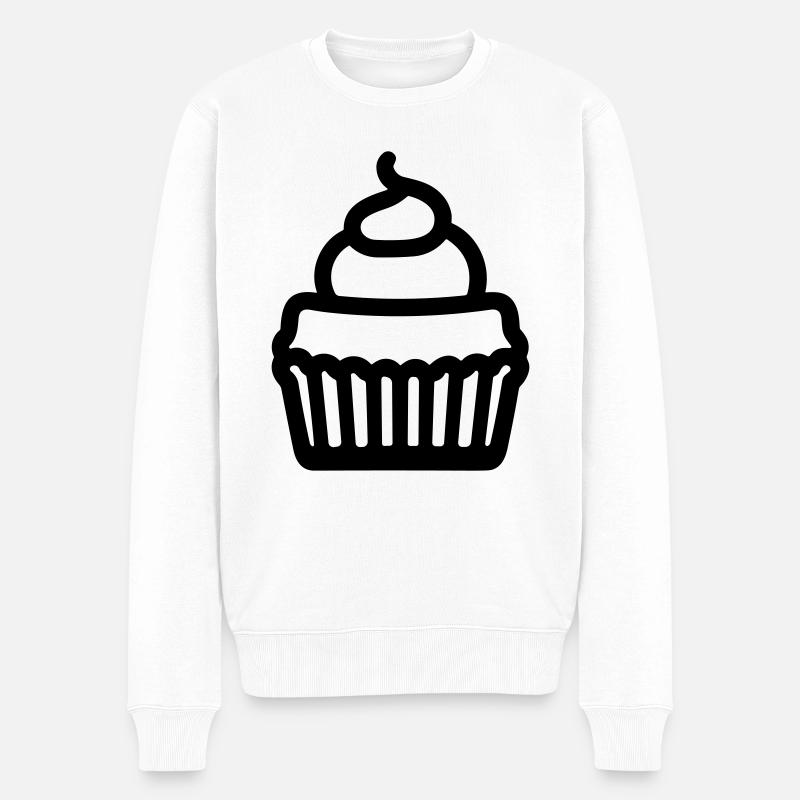 cupcake - Pull Premium bio Homme - blanc