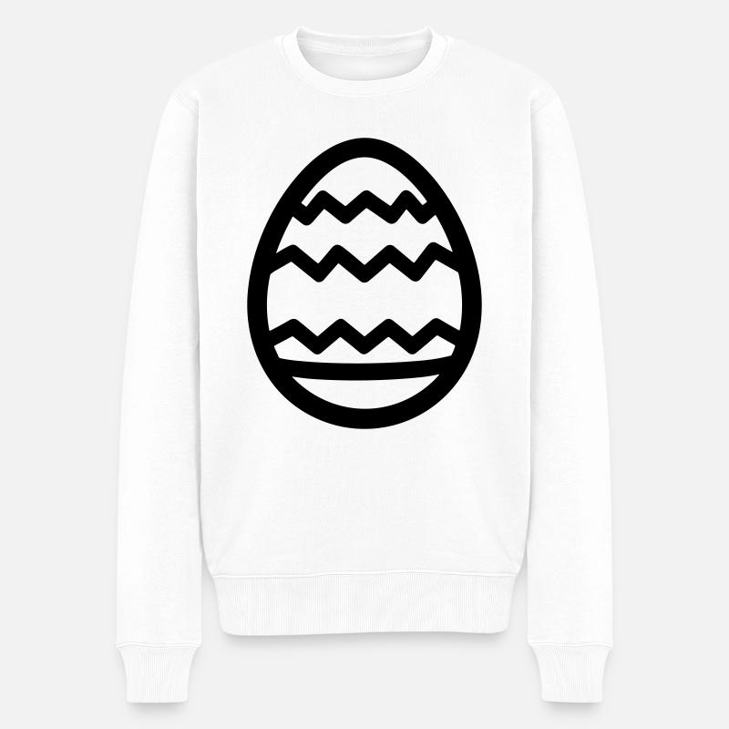 Oeuf - Pull Premium bio Homme - blanc