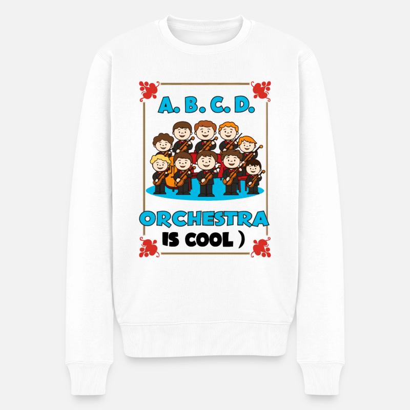 Orchestre de l’école ABC - Pull Premium bio Homme - blanc