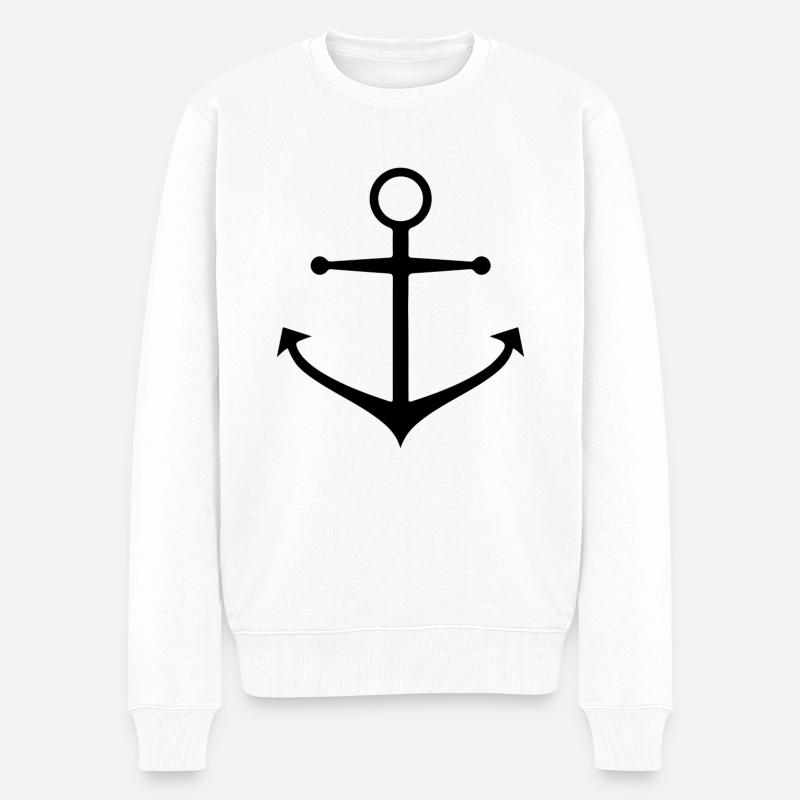 encore - Pull Premium bio Homme - blanc