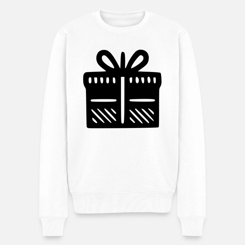 Paquet cadeau - Pull Premium bio Homme - blanc