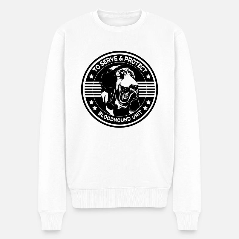 limier - Pull Premium bio Homme - blanc