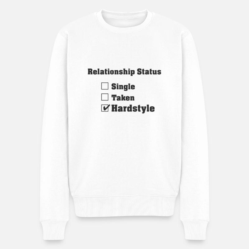 Relation Hardstyle | Hardstyle marchandises - Pull Premium bio Homme - blanc