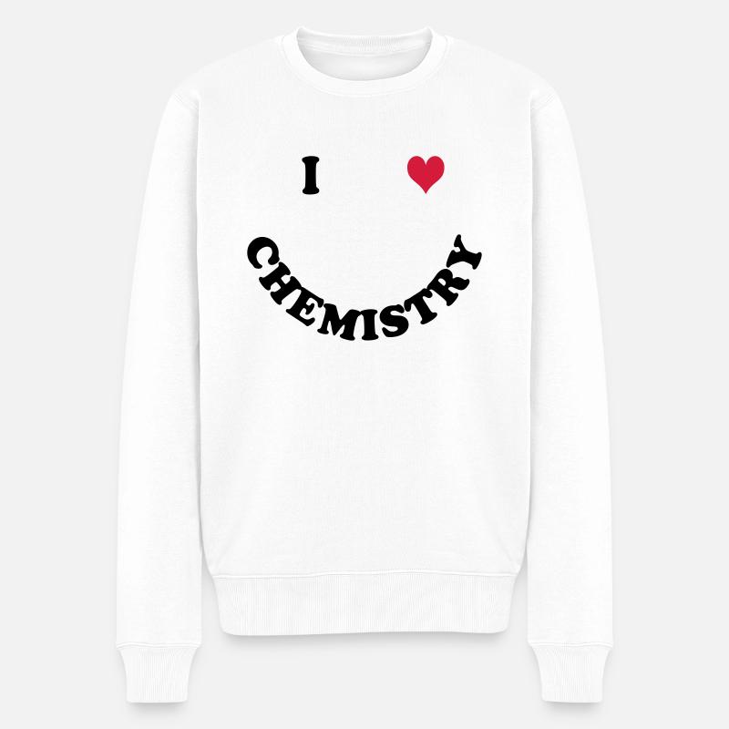 Chimie - Pull Premium bio Homme - blanc