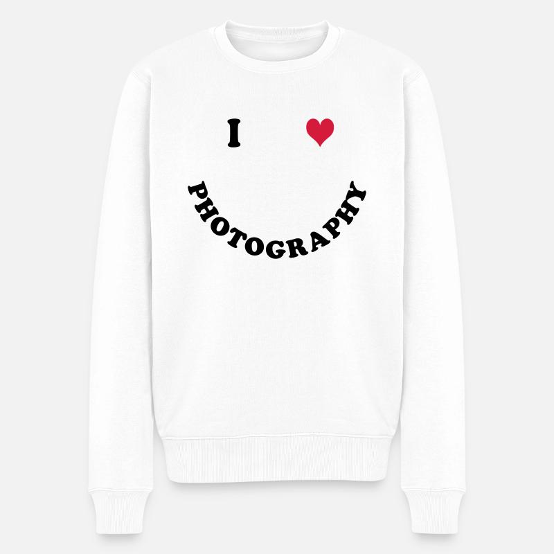 Photographie - Pull Premium bio Homme - blanc