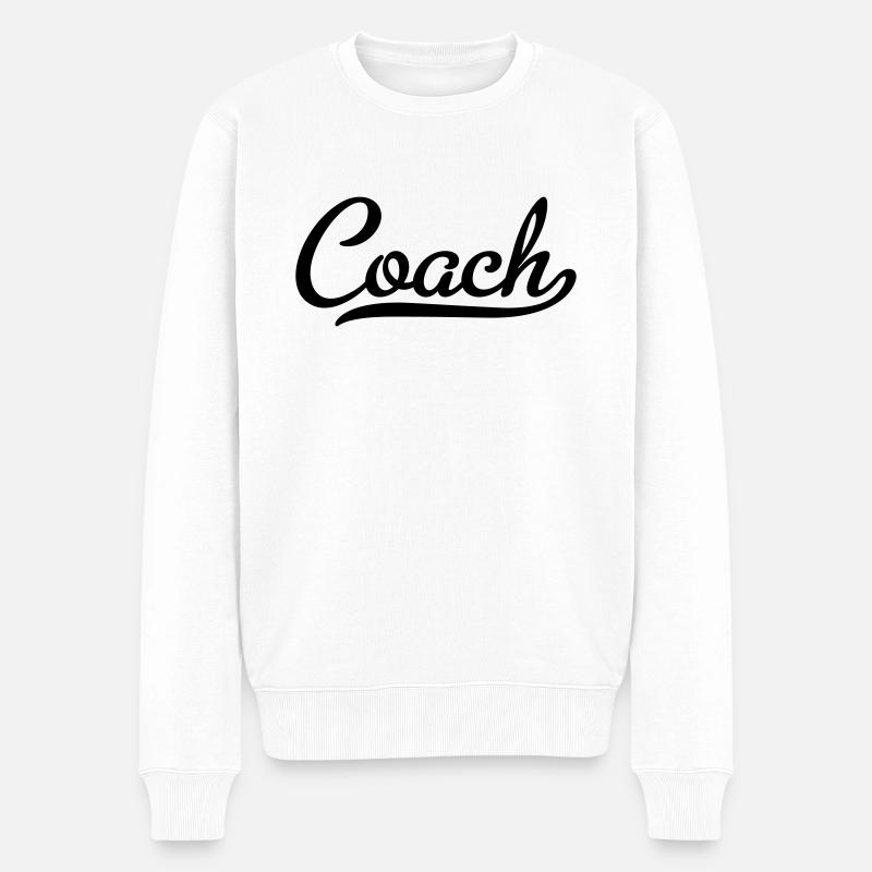 coach - Pull Premium bio Homme - blanc