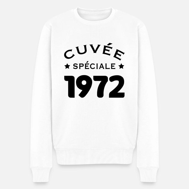 Cuvée spéciale 1972 - Pull Premium bio Homme - blanc