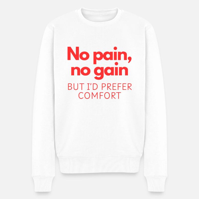 Je préfère le confort - Pull Premium bio Homme - blanc