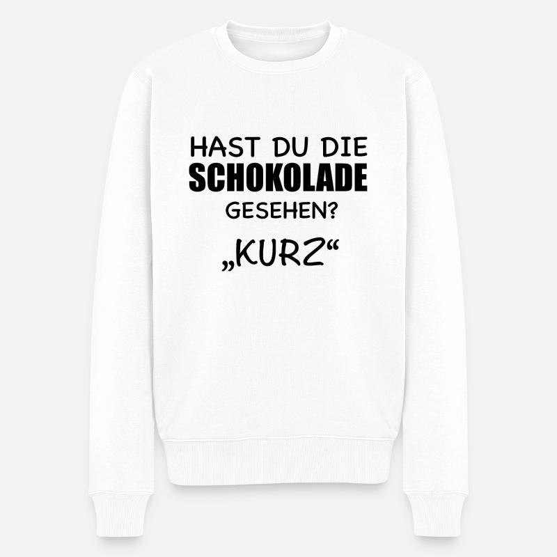 Lustige Sprüche Spruch - Männer Premium Bio Pullover - Weiß