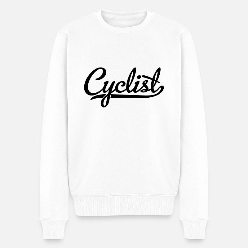 Cyclist - Pull Premium bio Homme - blanc