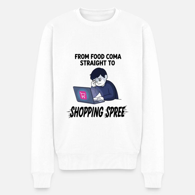 Virée shopping du Black Friday - Pull Premium bio Homme - blanc