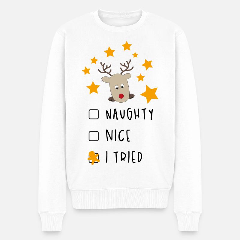 Noël - Pull Premium bio Homme - blanc