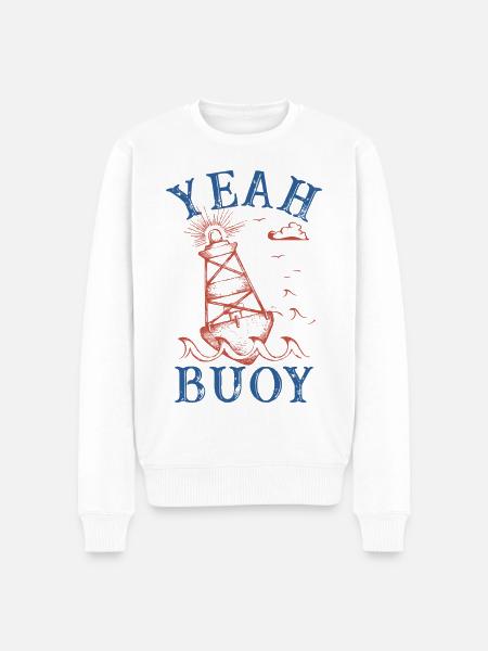yeah buoy Graphic - Men's Premium Organic Jumper - white