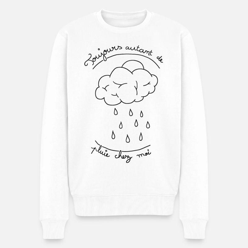 Toujours autant de pluie - Pull Premium bio Homme - blanc