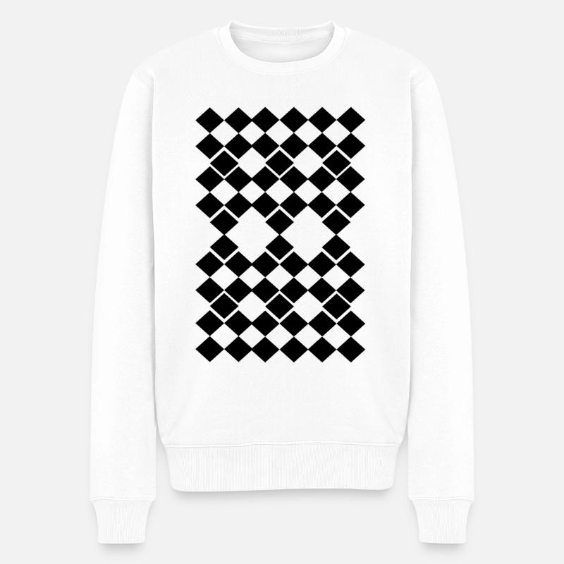 Neue Trends - Männer Premium Bio Pullover - Weiß