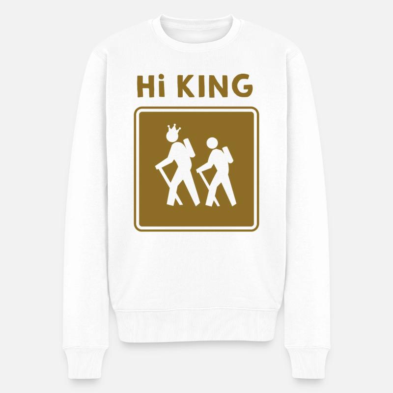 Hiking - Pull Premium bio Homme - blanc