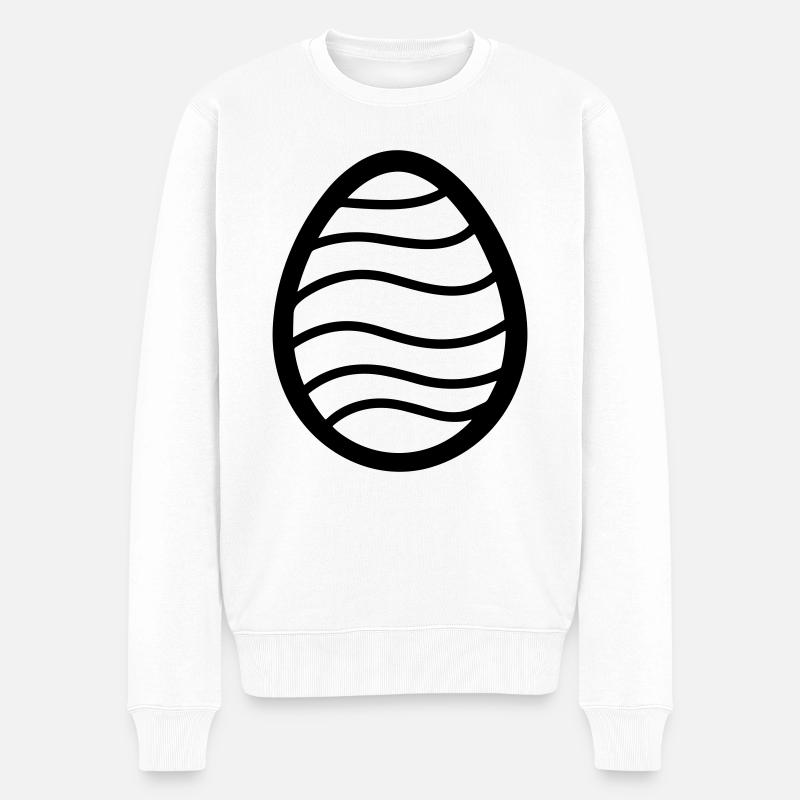 Oeuf - Pull Premium bio Homme - blanc