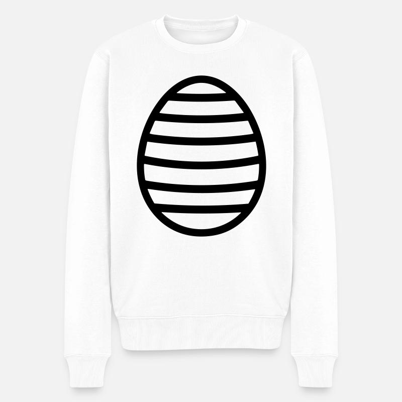 oeuf de paques - Pull Premium bio Homme - blanc