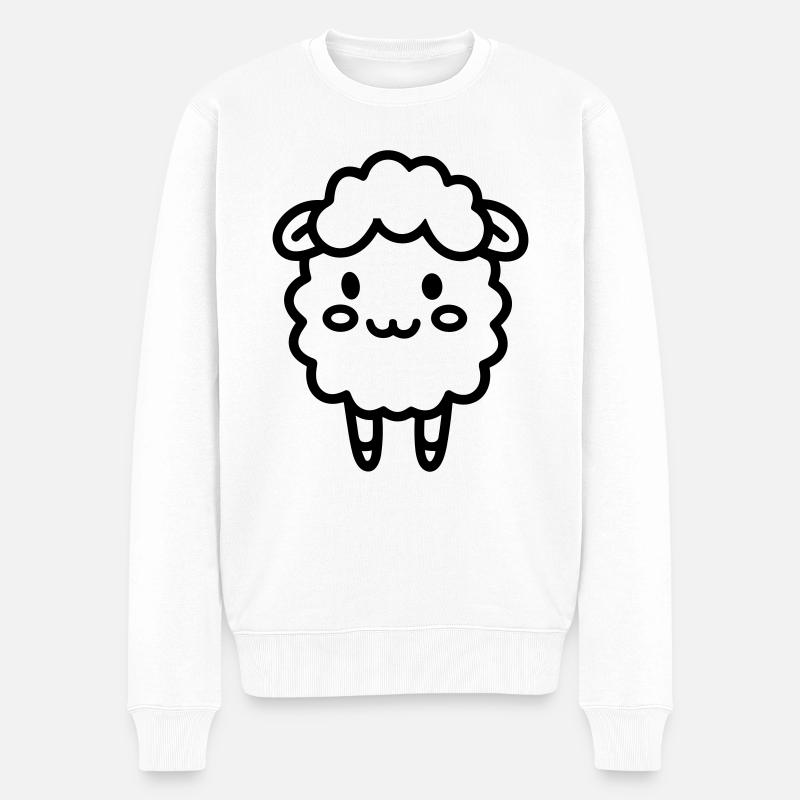 mouton - Pull Premium bio Homme - blanc