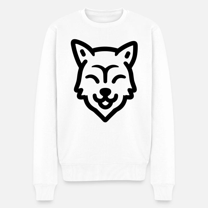 Chien - Pull Premium bio Homme - blanc