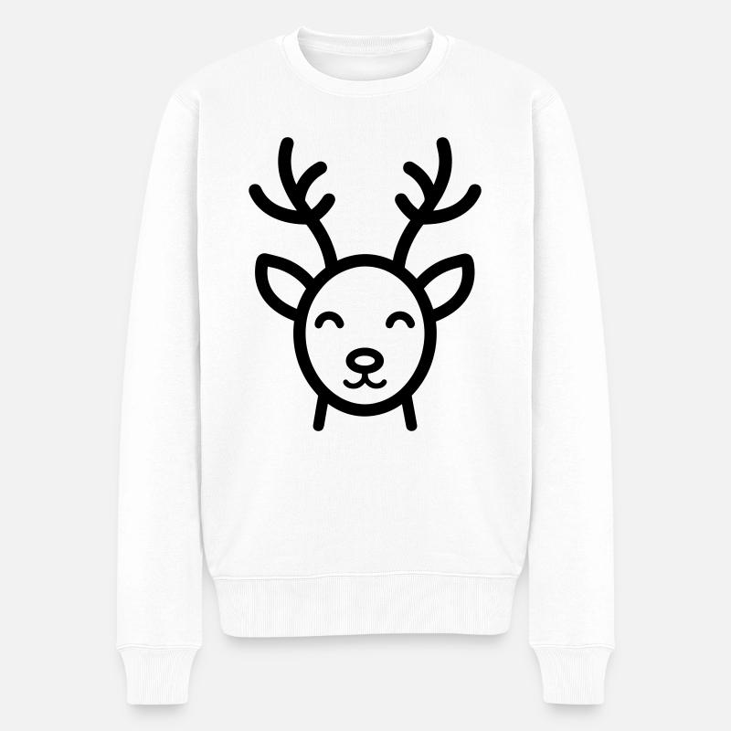 renne - Pull Premium bio Homme - blanc