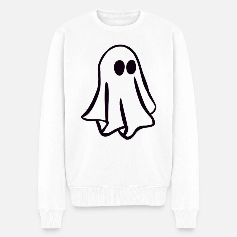 fantome - Pull Premium bio Homme - blanc