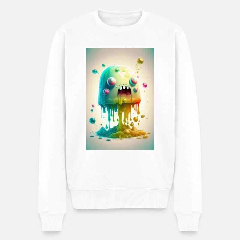 Zombie Gelée - Pull Premium bio Homme - blanc