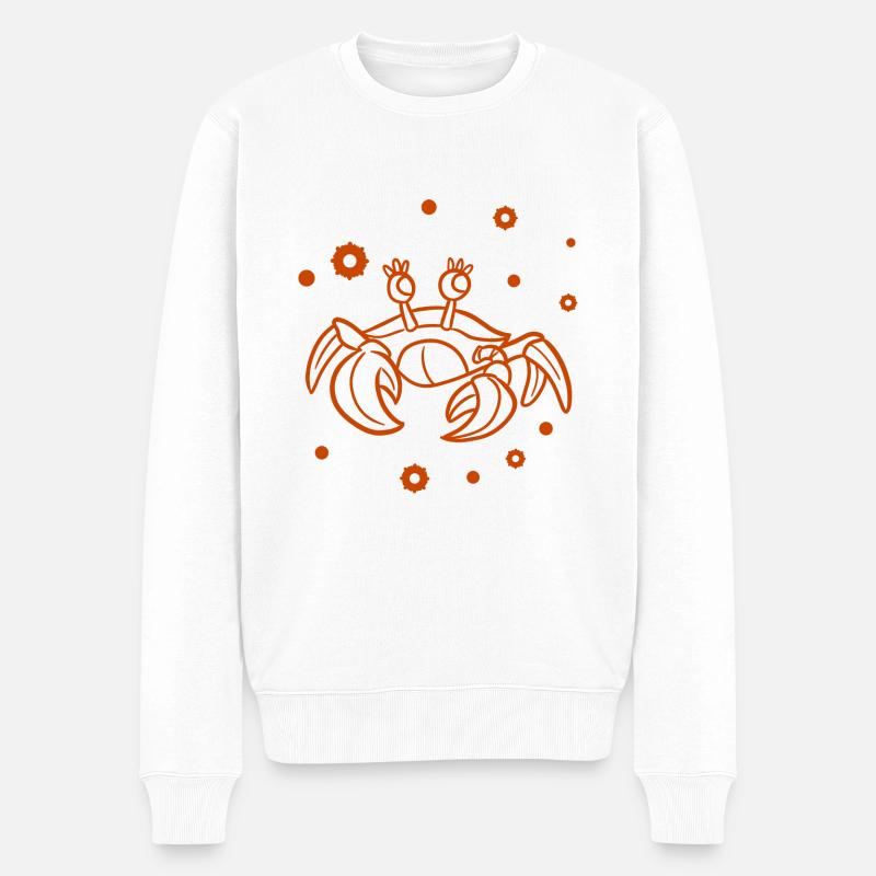 Cancer - Pull Premium bio Homme - blanc