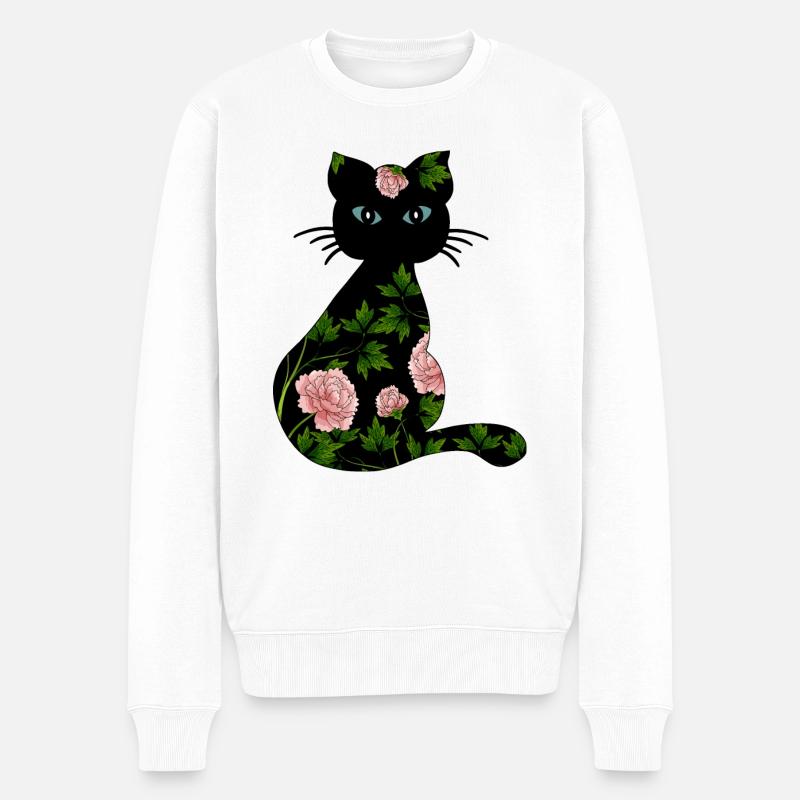 Chat - Pull Premium bio Homme - blanc