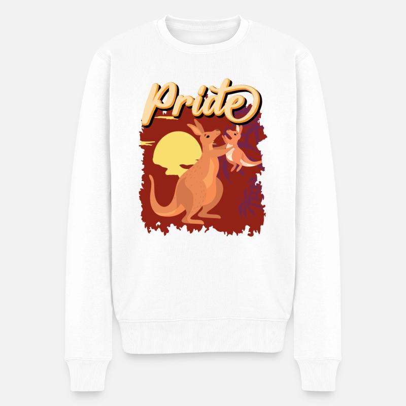 Kangourou Mama Pride - Pull Premium bio Homme - blanc