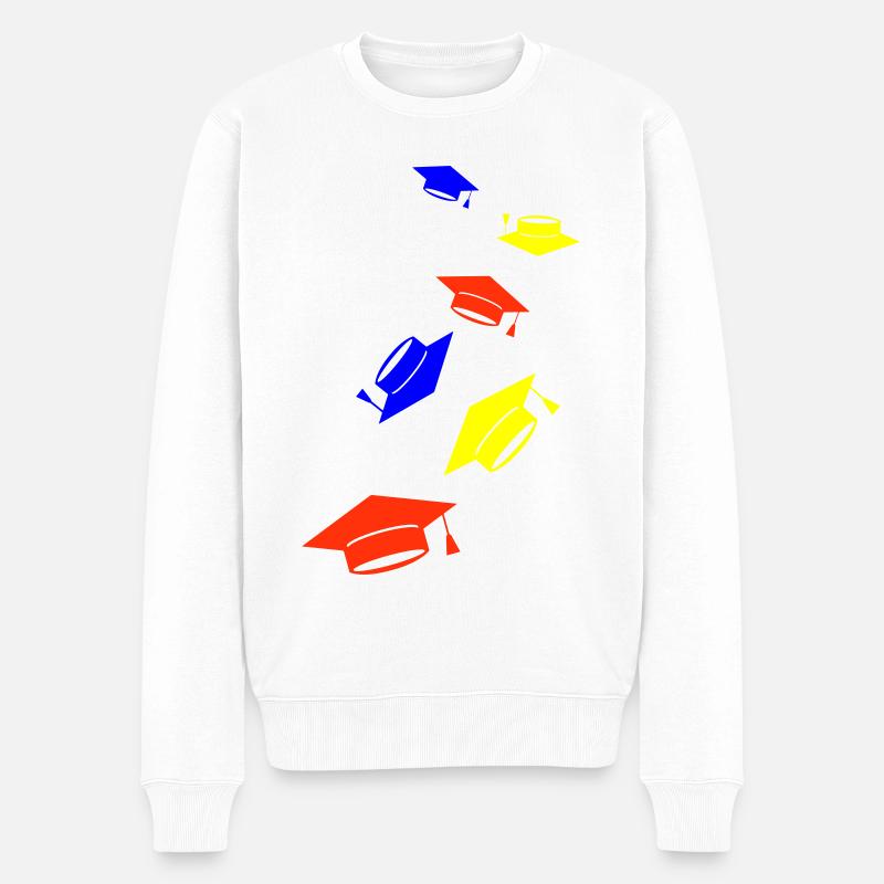 Obtention du diplôme d’étudiant - Pull Premium bio Homme - blanc