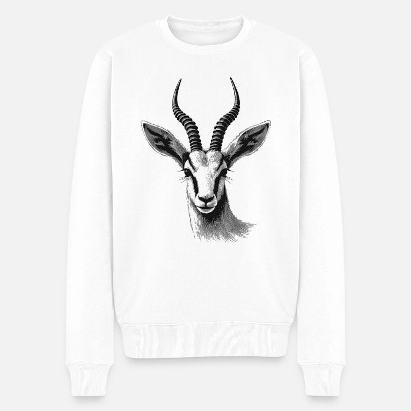 Antilope - Pull Premium bio Homme - blanc
