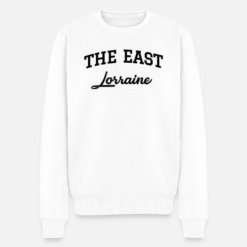 OSTLOTHRINGEN - Männer Premium Bio Pullover - Weiß
