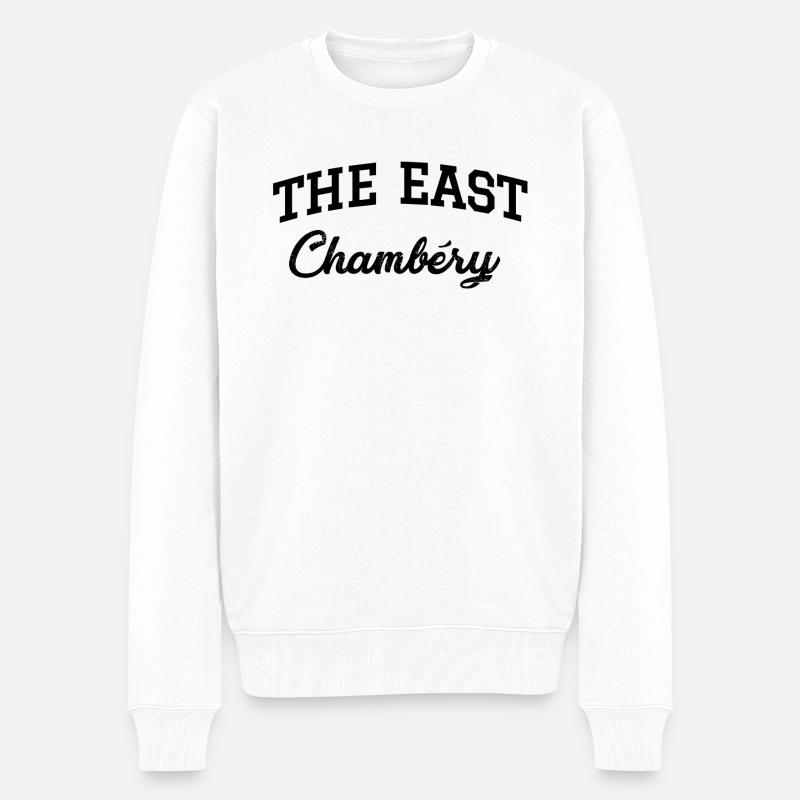DIE EAST Chambery - Männer Premium Bio Pullover - Weiß