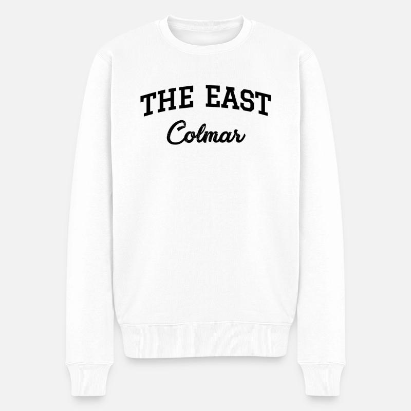 THE EAST Colmar - Pull Premium bio Homme - blanc
