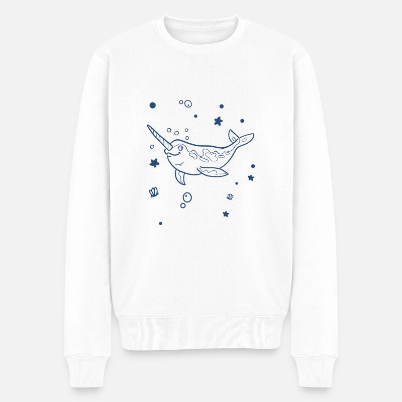 Baleine - baleine - Pull Premium bio Homme - blanc