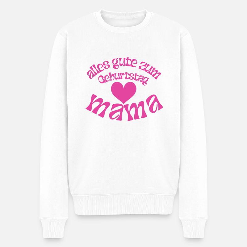 alles gute zum Geburtstag Mama - Pull Premium bio Homme - blanc