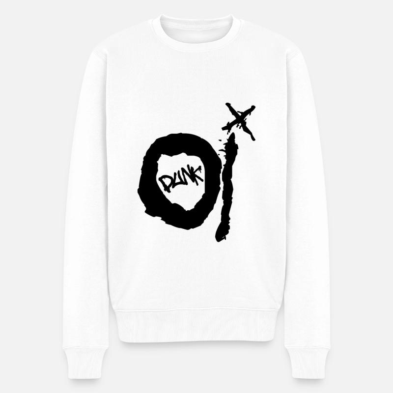 Oi Punk - Pull Premium bio Homme - blanc