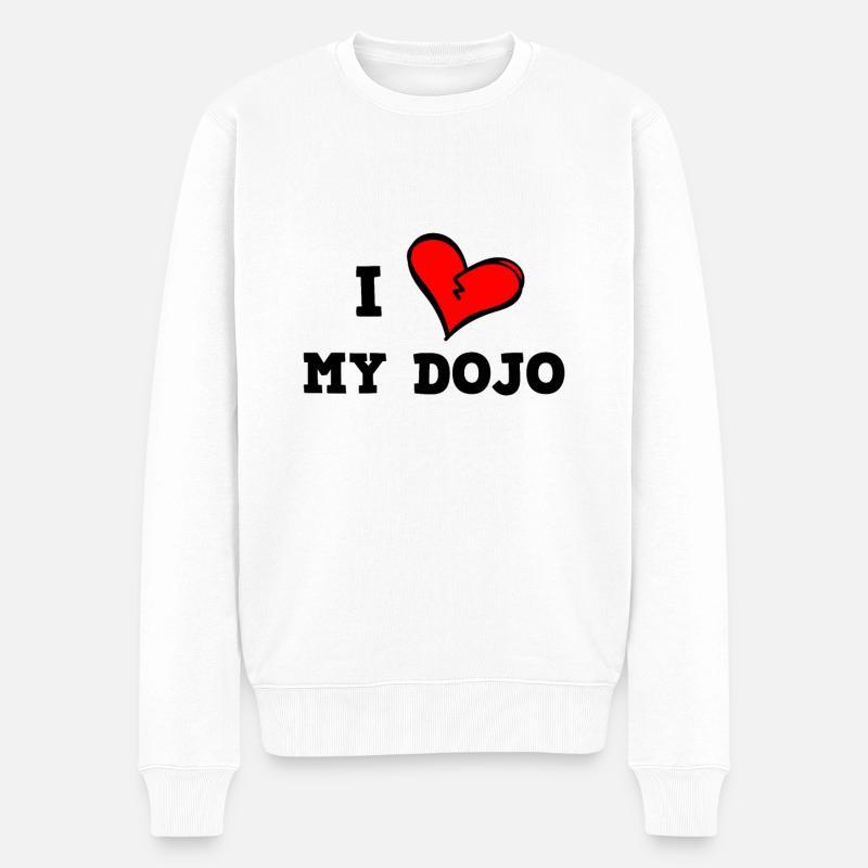 J’adore mon dojo - Pull Premium bio Homme - blanc