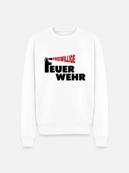 Freiwillige Feuerwehr - Männer Premium Bio Pullover - Weiß