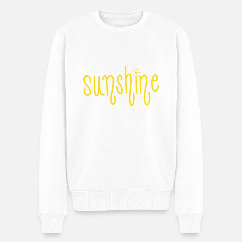 Sunshine - Pull Premium bio Homme - blanc