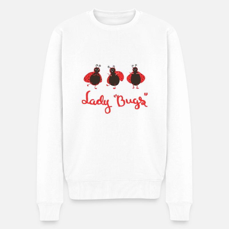 Ladybug coccinelles animaux - Pull Premium bio Homme - blanc