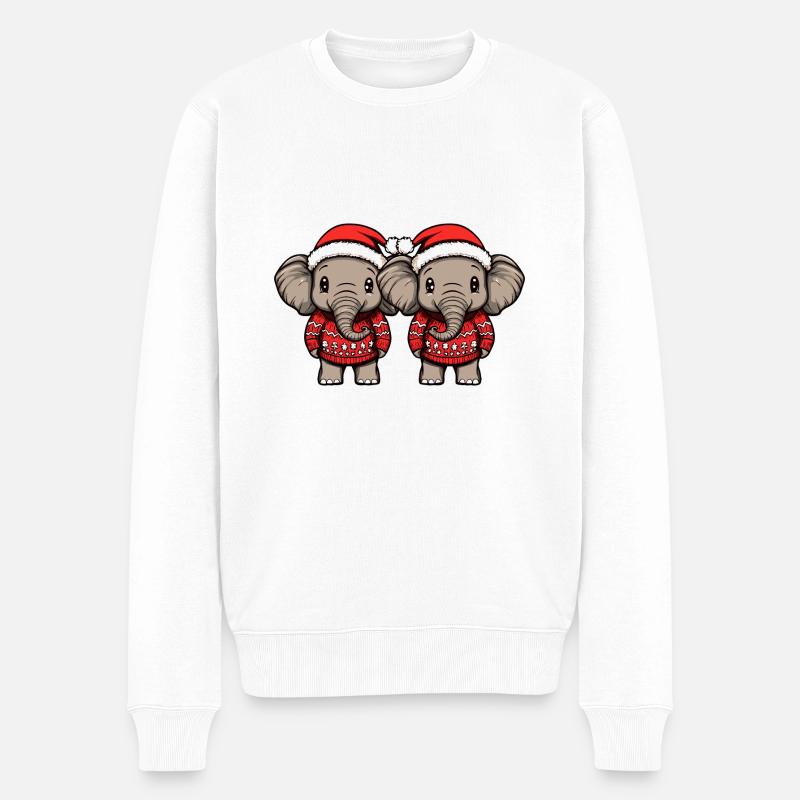 L’équipe de Noël Mammut - Pull Premium bio Homme - blanc