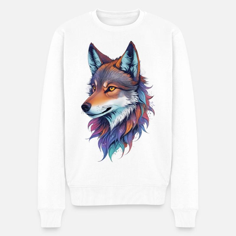 Loup - Pull Premium bio Homme - blanc